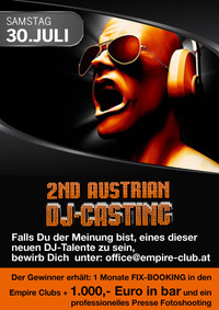 2nd Ausrian Dj Casting@