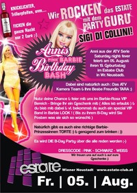 Wir Rocken das Estate mit dem Patry Guru Sigi Di Collini / Annis Pink Barbie Birthday Bash@Club Estate