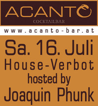 House Verbot ??@Acanto Cocktailbar