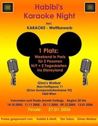 Karaoke-Night Finale@Gina´s Weibar