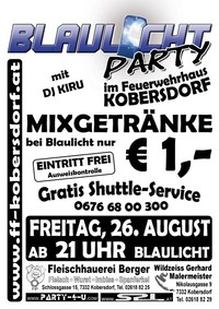 Blaulichtparty@Feuerwehrhaus