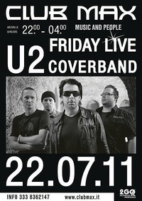 2 U Live - U2 Cover Band @ club Max@Club Max