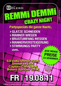 Remmi Demmi Crazy Night@Bolero