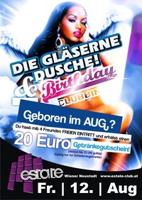 Die Gläserne Dusche & Birthday Clubbing@Club Estate