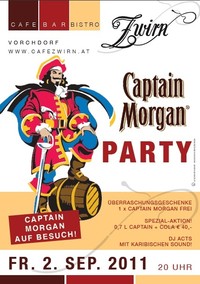 Captain Morgen Party@Cafe Zwirn