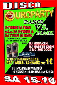 €uroParty - Dance VS. Black