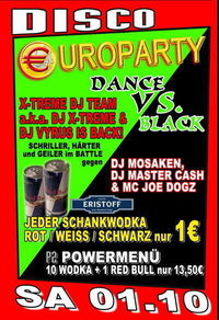 €uro Party - Dance VS. Black