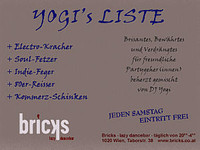 Yogi's Liste