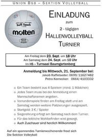 Hallenvolleyballturnier@HS Turnsaal