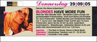 Blondes have more fun@Musikpark-A1