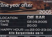 One Year After@Die Bar (Ali´s Pub)