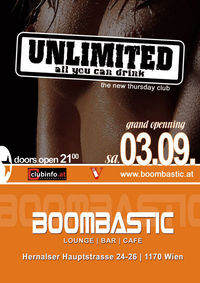 Unlimited - all you can drink@Boombastic