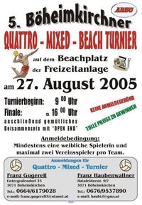 5. Böheimkirchner Beachturnier@Freizeitanlage