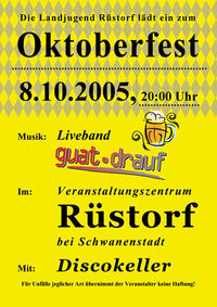Rüstorfer Oktoberfest@Veranstaltungszentrum