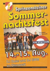 Sommernachtsfest Sprinzenstein