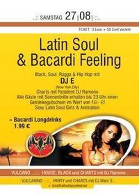 Latin Soul + Bacardi Feeling@Vulcano