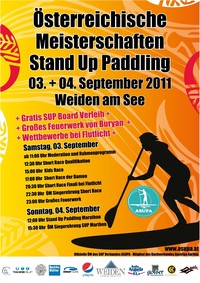 Österreichische Meisterschaften Stand Up Paddling@Weiden am See