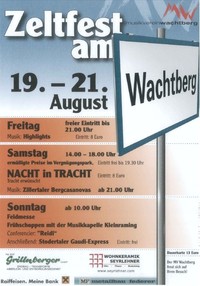 Zeltfest am Wachtberg@Wachtberg