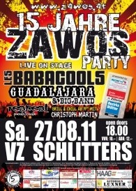 15 Jahre ZAWOS Party@Kulturzentrum Schlitters