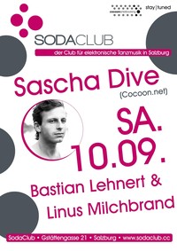 Sascha Dive (Cocoon.net), Bastian Lehnert & Linus Milchbrand @SodaClub