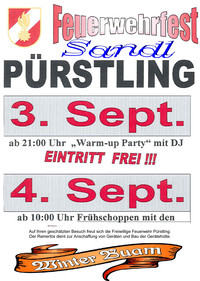 Warm Up Party@Feuerwehrhaus Pürstling