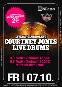 Courtney Jones Live Drums@Bolero