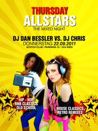 Thursday Allstars | Do/22/09/11 @ Scotch Club