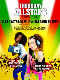 Thursday Allstars - ITALIAN STYLE | powered by I @Scotch Club