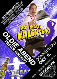 Oldie Abend mit DJ Matty Valentino@Brooklyn