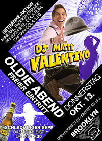 Oldie Abend mit DJ Matty Valentino