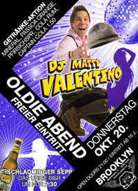 Oldie Abend mit DJ Matty Valentino@Brooklyn