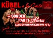 Kübel a la Carte + Sonder Party Alarm@Ballegro