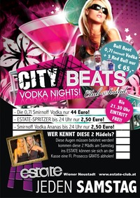 City Beats Vodka Nights@Club Estate