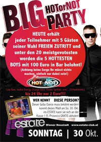 Big Hot or Not Party@Club Estate