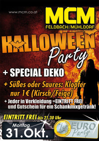 Halloween Party@MCM  Feldbach