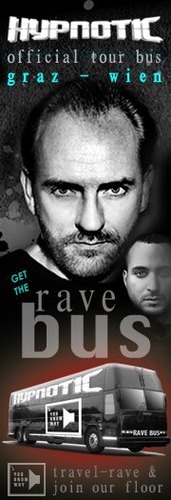 Get the Ravebus to Hypnotic @Graz Hauptbahnhof