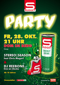 S-Budget Party@Dom im Berg