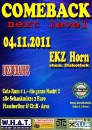 EKZ Comeback Party - Next Level@EKZ Horn