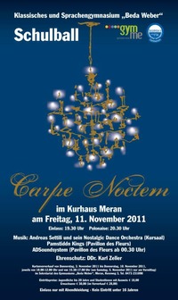 Schulball des Gymnasiums Beda Weber: Carpe Noctem@Kurhaus Meran