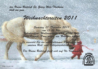 Weihnachtsreiten 2011 Union Reitclub St. Georg Wels-Thalheim@Scherhaufgut Wels