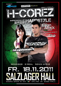 H-Corez Impressions Of Hardstyle - The Italian Attack@Salzlager Hall