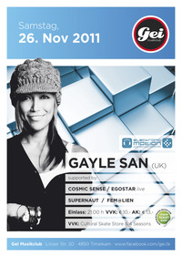 Gayle San (UK)@Mosquito Musikclub