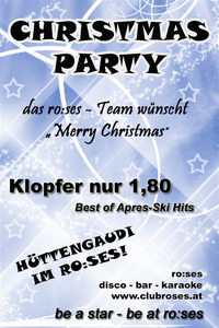 X-Mas Party@ro:ses disco - bar - karaoke