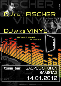 Dj Eric Fischer und Dj Mike Vinyl@Toni_die Bar