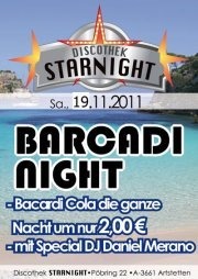 Bacardi Night@Starnight