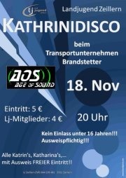 Kathrini Disco der LJ Zeillern@Transporte Brandstätter