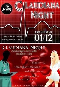 CLAUDIANA NIGHT @ Juwel club@Juwel Club