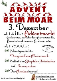 Advent beim "Moar im Baumgarten"@Reiterhof 