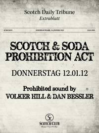 Scotch & Soda - Prohibition Act