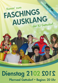 Faschingsausklang@Pfarrsaal